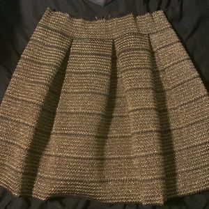 Black and gold skirt